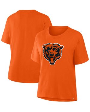 Fanatics Chicago Bears Essential Legacy Dropped-shoulder Graphic Tee - Orange