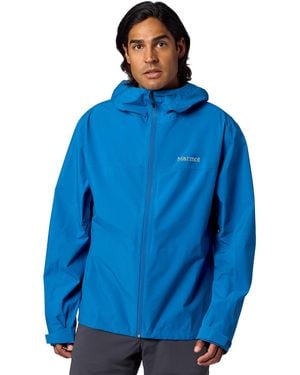 Marmot Precip Evo Flex Hooded Rain Jacket - Blue