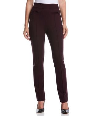 Rafaella Petite Ponte Slim Leg Pants - Multicolor
