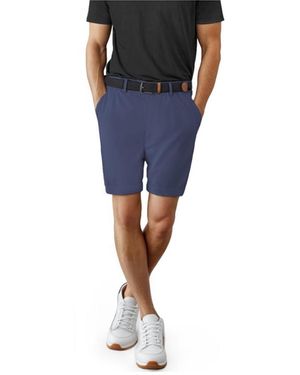 Scott Barber Lyocell/linen Short - Blue