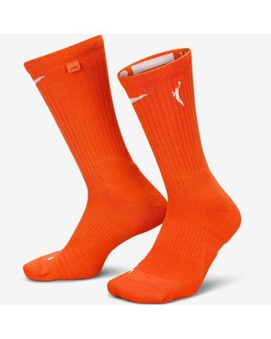 Nike And Wnba Team 13 Elite Performance Crew Socks - Orange
