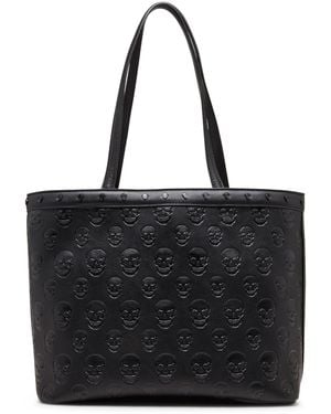 Betsey Johnson Skull Boss Medium Tote Bag - Black