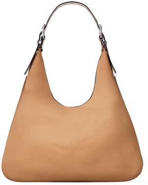 Michael Kors Nolita Large Nubuck Hobo Shoulder Bag - Brown