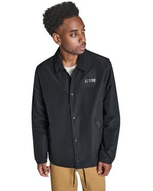 Converse Classic-fit Snap Closure Jacket - Gray