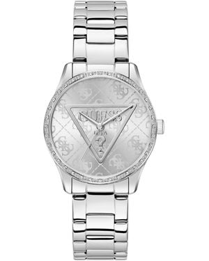 Guess Quartz -tone Stainless Steel Watch 36mm - Gray