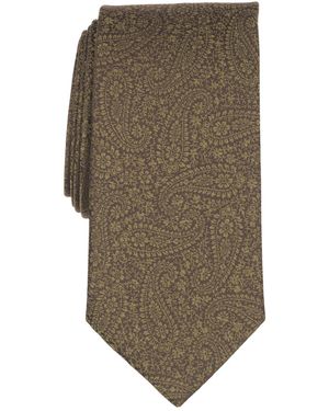Michael Kors Cottage Paisley Pattern Classic Tie - Green