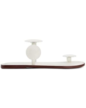 Bernardo Bernardo New Moon Toe Ring Sandal - White