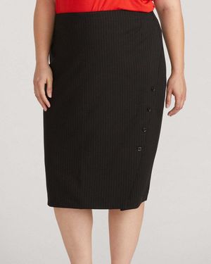 UNIVERSAL STANDARD Plus Size Anya Ponte Skirt - Black