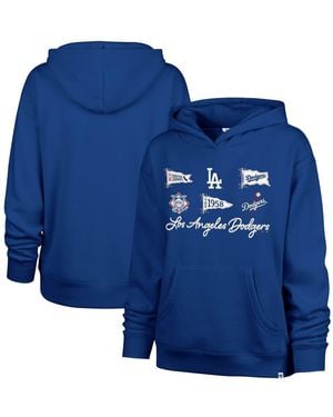 '47 Los Angeles Dodgers Bow Banners Naomi Hoodie - Blue