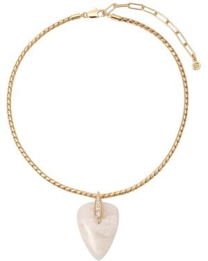 Ettika Turquoise Solstice Pendant Choker Necklace - Natural