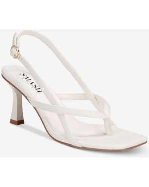 SMASH Shoes Freya Slingback Dress Sandals - White