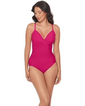 Miraclesuit Rock Solid Captivate One-piece Swimsuit - Pink