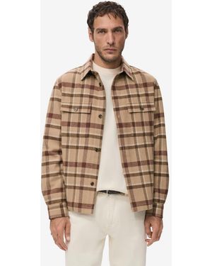 Mango Pockets Check Overshirt - Multicolor