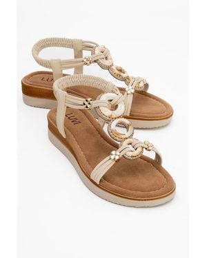 Prologue Shoes Junes Buckle-embellished Sandal () - Multicolor