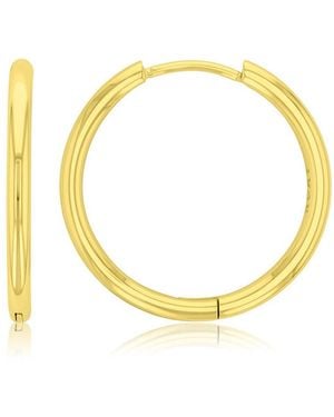 Roxy Waterproof 21mm Hoop Earrings - Metallic