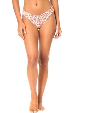 Raisins Eli Printed Pull-on Swim Bottoms - Orange