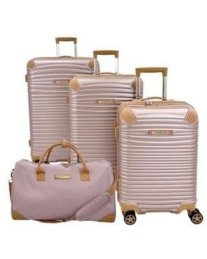 London Fog Closeout Chelsea Hardside luggage Collection - Pink