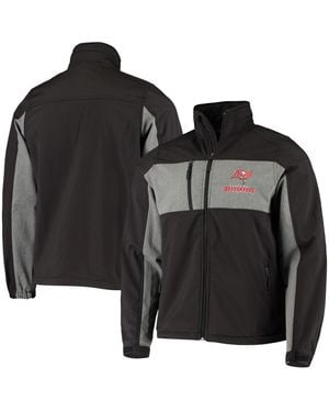 Dunbrooke Tampa Bay Buccaneers Circle Zephyr Softshell Full-zip Jacket - Black