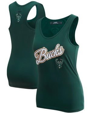 Pro Standard Milwaukee Bucks Script Tank Top - Green