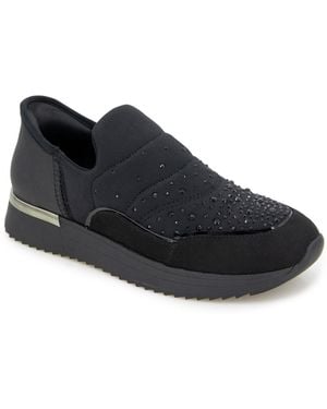Kenneth Cole Cameron Easy On Puff Sneakers - Black