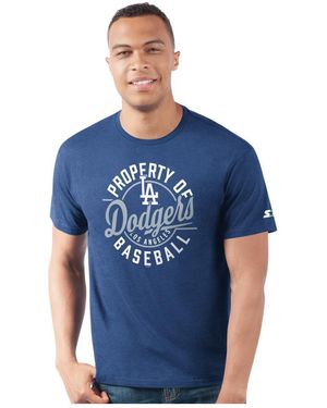 Starter Los Angeles Dodgers Prime Time Property Of T-shirt - Blue