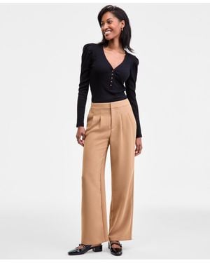On 34th High-rise Crepette Trouser Pants - Multicolor