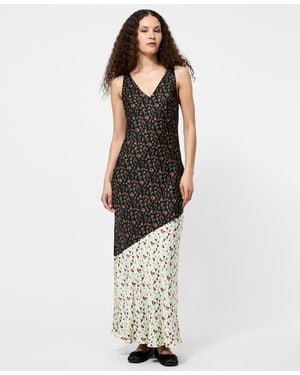 French Connection Julia Ditsy Bloom Sleeveless Maxi Dress - White
