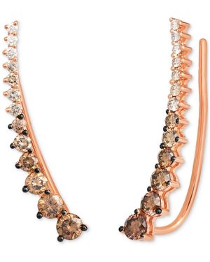 Le Vian Chocolate Ombre Diamond Ear Climbers (7/8 Ct. T.w. - Brown