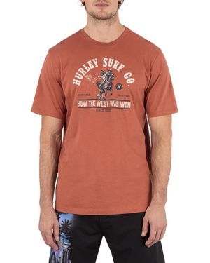 Hurley Outlaw Short Sleeve T-shirt - Red