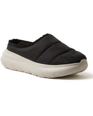 Dearfoams Ontario Slip-on Clog With Regnr8 - Black