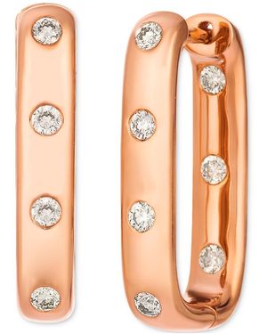 Le Vian Nude Diamond Oval Hoop Earrings (3/8 Ct. T.w. - Orange