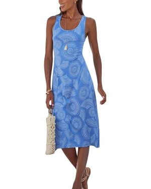 Lascana Racerback Print Dress - Blue