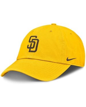 Nike San Diego Padres Club Adjustable Hat - Yellow