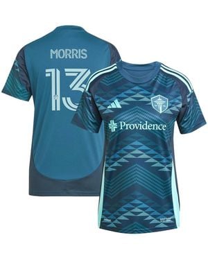 adidas Jordan Morris Seattle Sounders Fc 2025 The Salish Sea Kit Replica Player Jersey - Blue