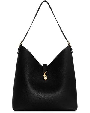 Rebecca Minkoff Megan Large Leather Hobo Handbag - Black