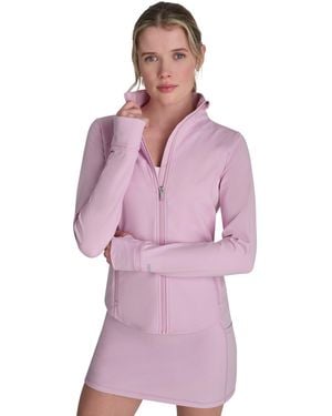 DKNY Balance Compression Full-zip Jacket - Purple