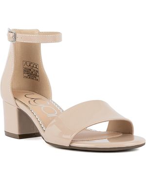 Sugar Noelle Low Dress Sandals - Natural