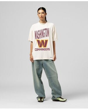 Mitchell & Ness Washington Commanders Logoboyfriend T-shirt - White