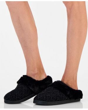 Charter Club Quilted Hoodback Boxed Slippers - White