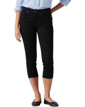 Levi's 311 Shaping Skinny Mid Rise Capri Jeans - Black