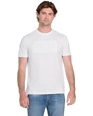 Guess Embossed Logo T-shirt - White