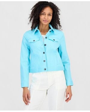 Style & Co. Classic Denim Jacket - Blue