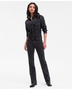 Levi's Super-low Studded Bootcut Jeans - Blue