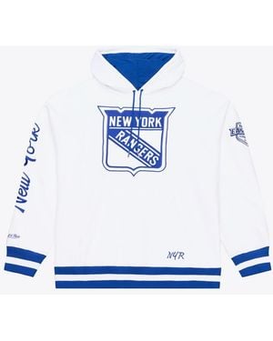 Mitchell & Ness New York Rangers Arctic Fleece Hoodie - White