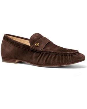 Michael Kors Michael Jennings Ruched Slip-on Loafers - Brown