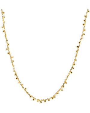 Giani Bernini Primavera Over Silver Ball Stud Necklace - Metallic