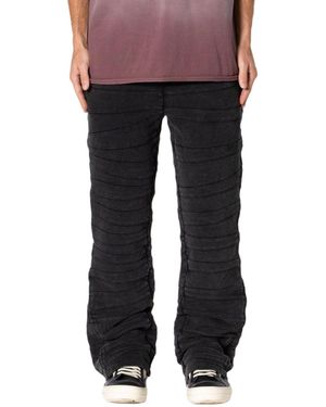 MNML Rave Double Cargo Pants - Black