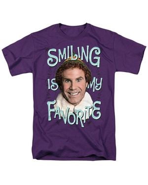 Elf Smiling T Shirt - Purple