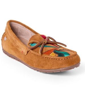 Minnetonka Suede Loafer Moc - Brown