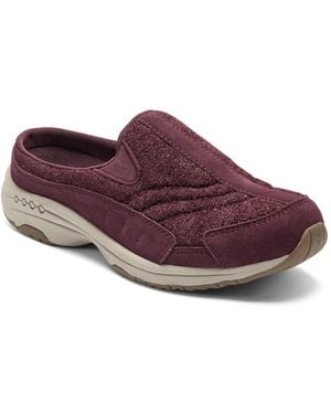 Easy Spirit Traveltime Slip-on Mule Walking Sneakers - Red